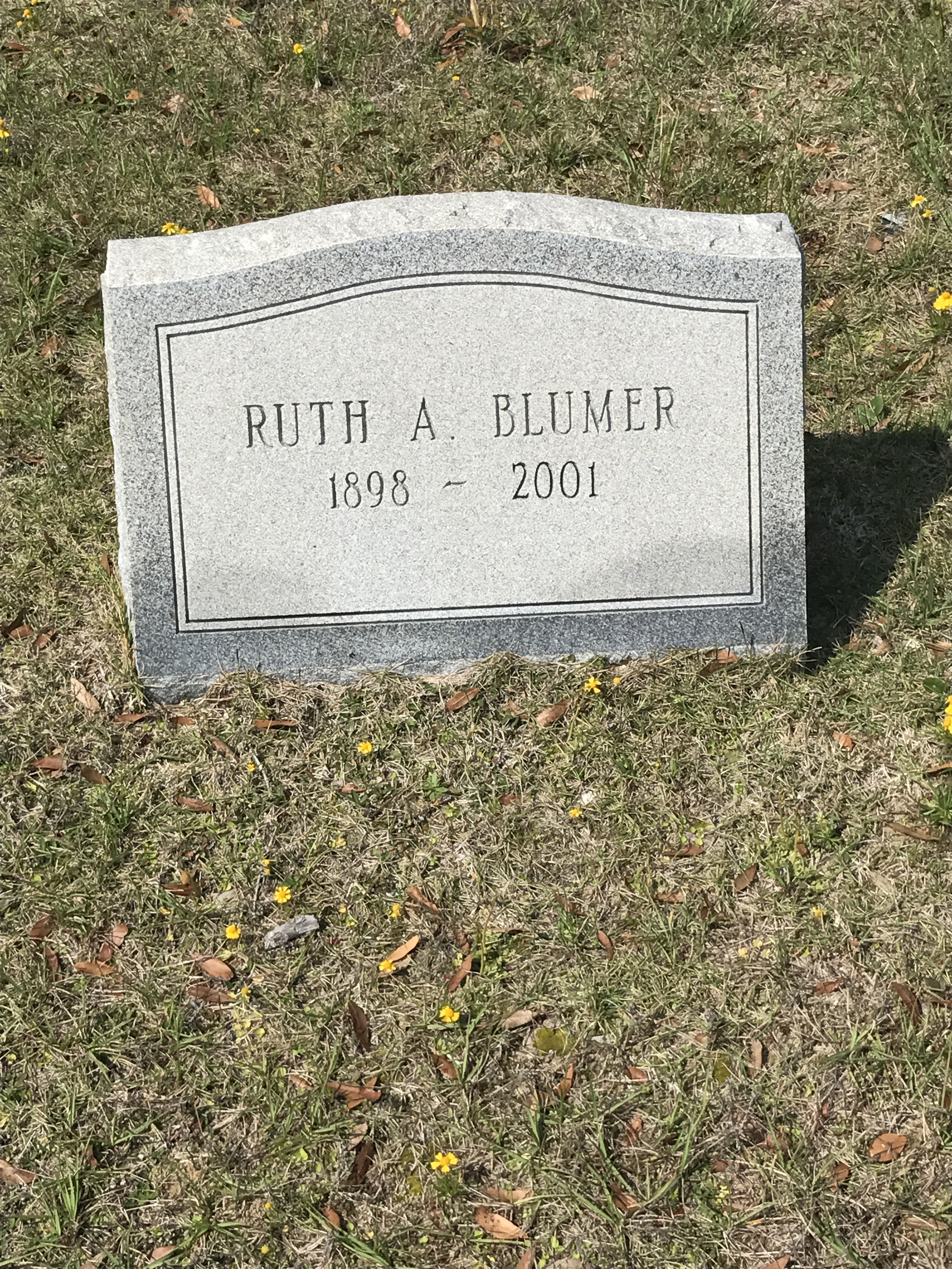 Ruth A. Blumer